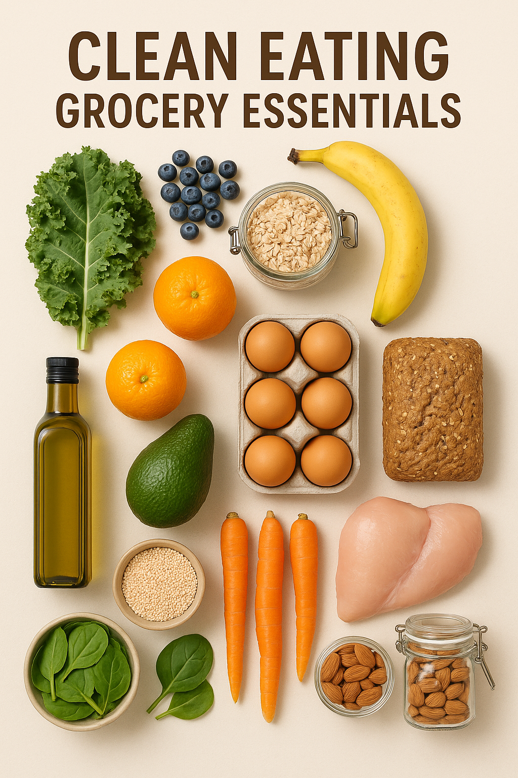 clean eating grocery list