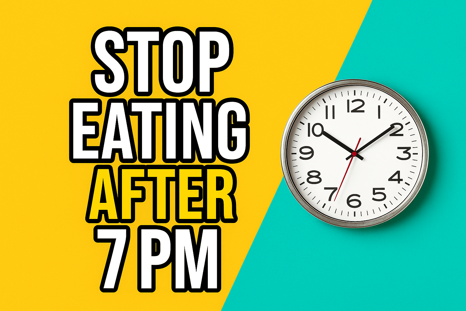 stop eating after 7 pm