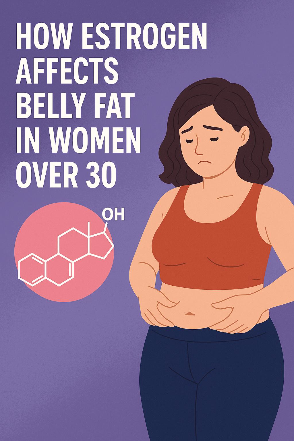 estrogen belly fat in women