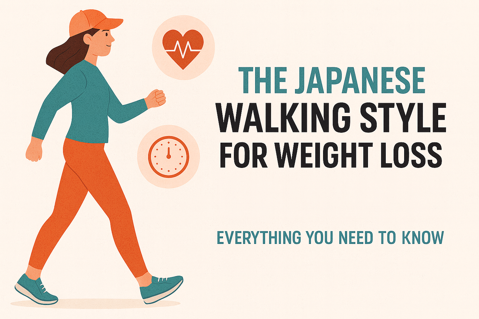 Japanese walking style for weight loss