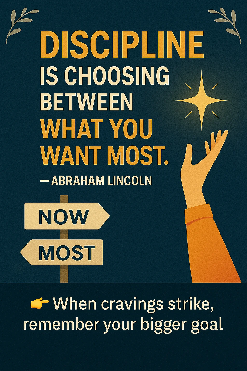 how to stay disciplined with weight loss